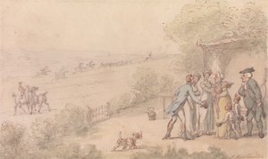 Præsten i Wakefield- The Esquires Intrusion af Thomas Rowlandson